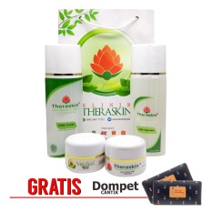 Theraskin Flek Tebal dan Parah / Paket Theraskin Untuk Atasi Flek Hitam Bandel + Gratis Dompet