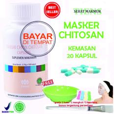 Tiens Masker Chitosan Herbal Anti Jerawat - Paket 20 Kapsul | obat jerawat | masker kulit berminyak & berjerawat | masker pembersih komedo | masker pembersih jerawat | makser BPOM | masker penghilang bopeng jerawat | masker pencerah wajah |