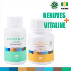 Tiens PAKET PEMUTIH BADAN BASIC - Vitaline - Renuves - Tianshi Ori Herbal Whitening Skin - Pencerah Kulit - Mata Minus