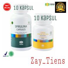 Tiens Pemutih Badan Dan Wajah Paket Spirulina 10 Kapsul + Vitaline 10 Kapsul (Promo) by Zay tiens