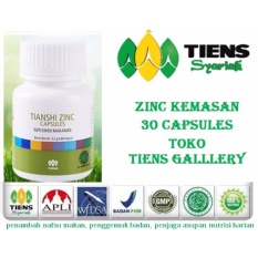 Tiens Zinc Penggemuk Badan Suplemen Makanan Terbaik di Lazada Kemasan 30 Kapsul
