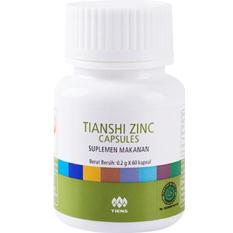 Tiens Zinc Capsule Ori Termurah Isi 60 Kapsul Segel