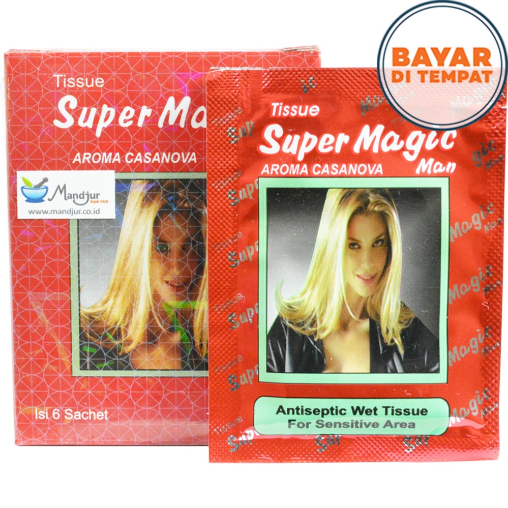 Tissue / Tisu Super Magic Man Aroma Casanova