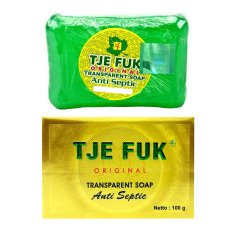 Tje Fuk Original Transparent Soap Anti Septic - Hijau - 100gr