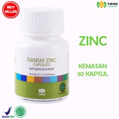 tokotiensfatonahTiens Zinc Capsules (Penggemuk Badan) - Kemasan 30 Capsules MURAH