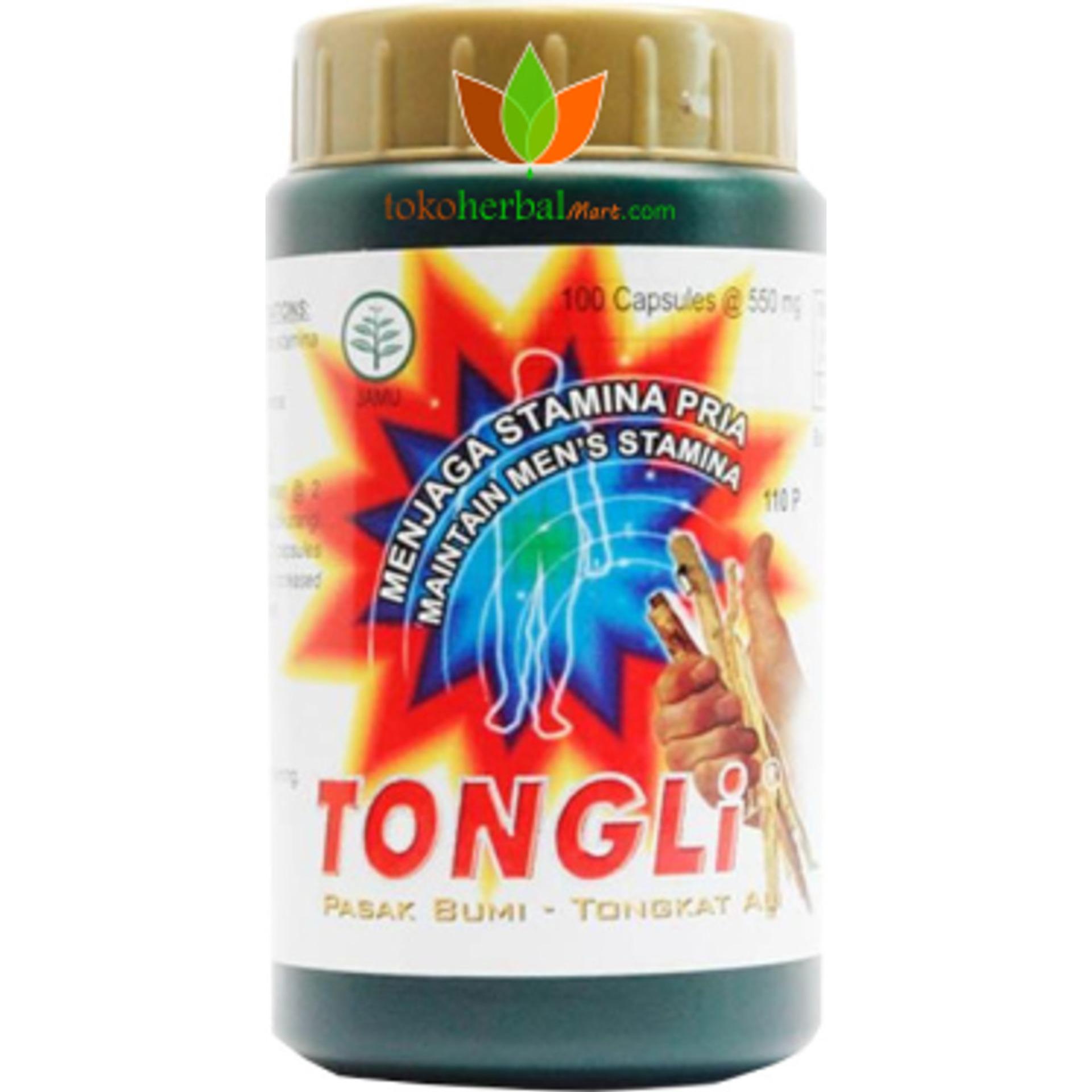 OBAT TONGLI-TONGKAT ALI-PASAK BUMI JAMU BOROBUDUR HERBAL 100 KAPSUL PENAMBAH STAMINA PRIA DEWASA