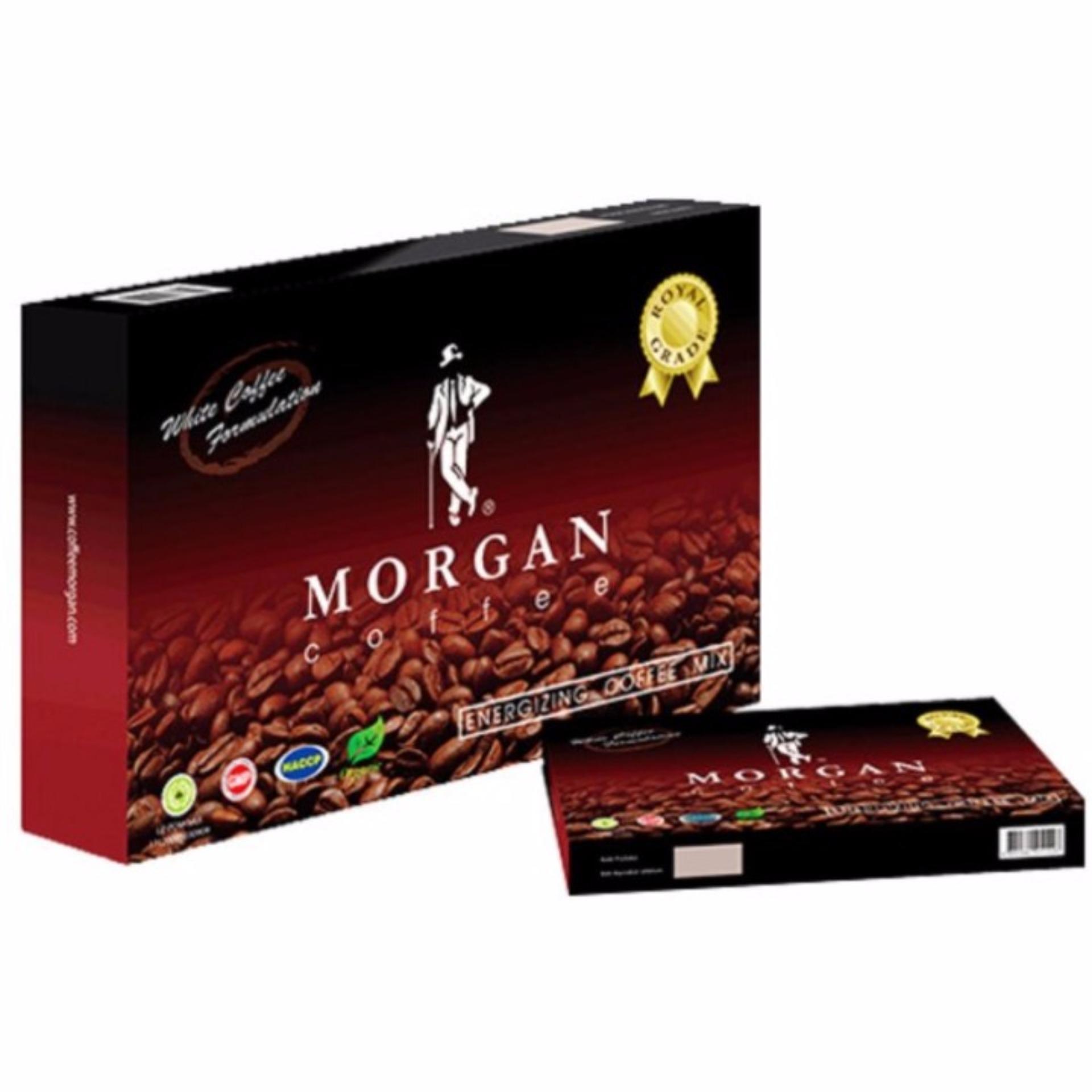 TOP Original Morgan Coffee Ginseng Energizing Coffee Mix - 1 Box  Isi 12 Sachet 