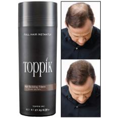 Toppik Hair Building Fiber 27.5 gram Original Import USA - DARKBROWN