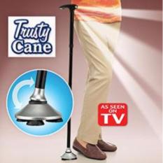 Trusty Cane Alat Tongkat Bantu Jalan Manula Lipat Lampu LED