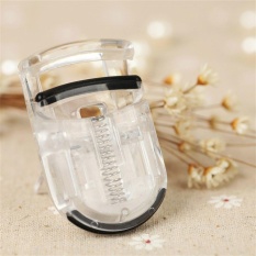 UINN Mini Portable Eyelash Curler Alat Kosmetik ABS Resin Eyelash Curling Perangkat Transparan Putih-Intl