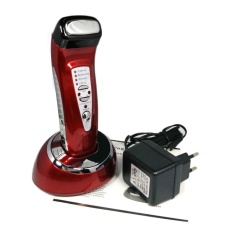 Ultrasound Galvanic Ion Face Massager (Merah)-Intl