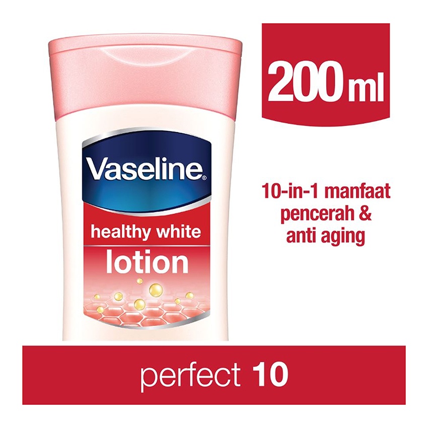 Vaseline Lotion Healthy White Perfect 10 200Ml