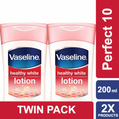Vaseline Lotion Healthy White Perfect 10 200Ml Twin Pack