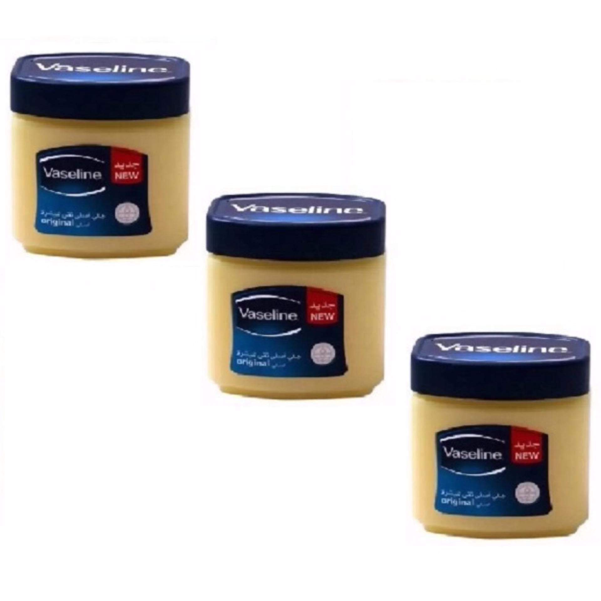 Vaseline Petroleum Jelly Original Arab 120ml - 3pcs 