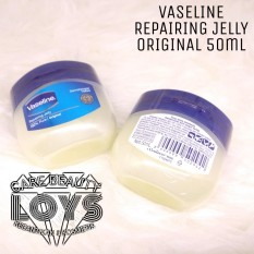 VASELINE REPAIRING / PETROLEUM 100% JELLY PURE ORIGINAL UNILEVER USA 50ML / VASELINE ORIGINAL