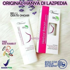 Vienna Breast Cream BPOM / Krim Pembesar Pengencang Payudara 80ml - Gratis Ikat Rambut