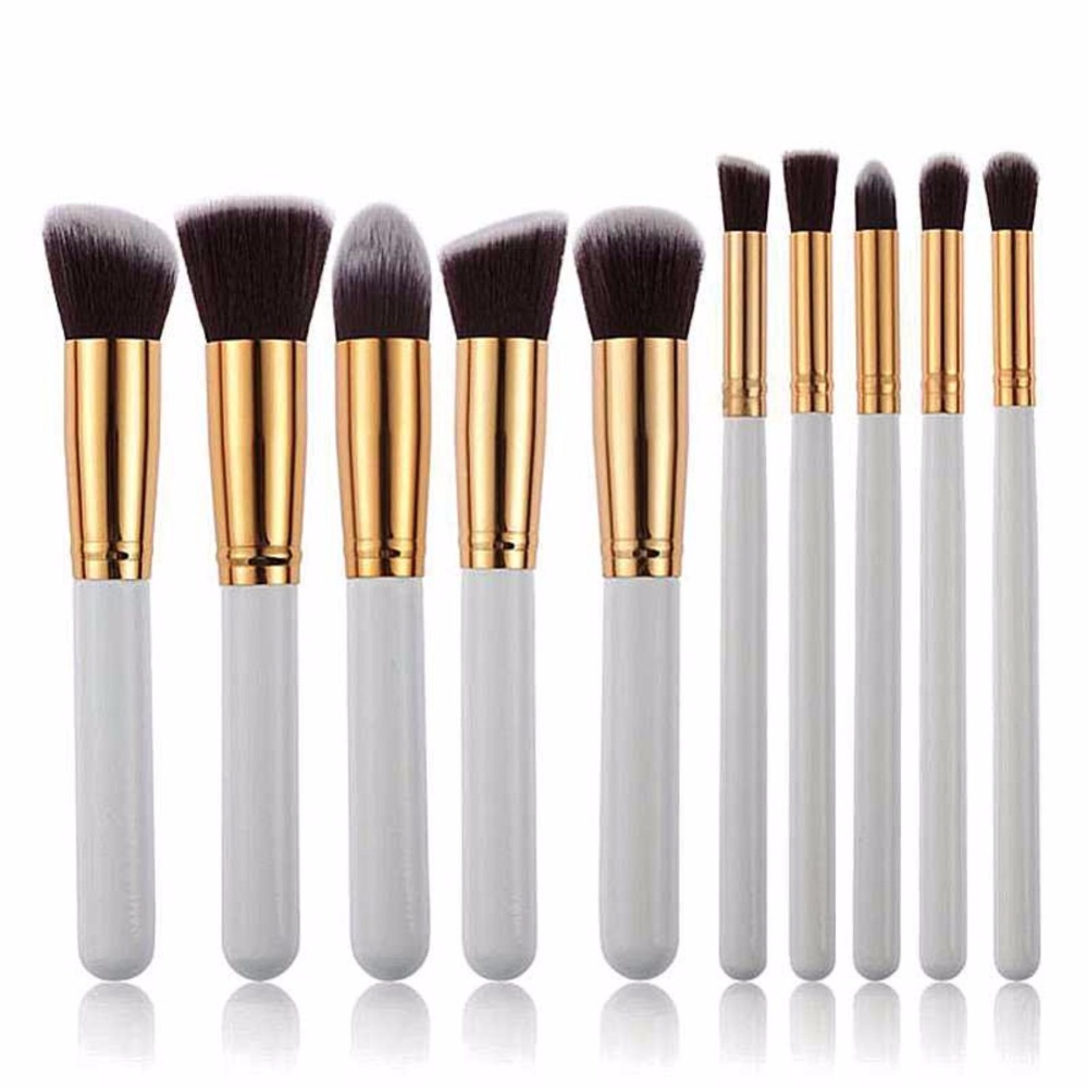 Vienna Linz Kuas Make Up Cosmetic Brush Professional Set 10 pc - Putih Vienna Linz Kuas Make Up Cosmetic Brush Professional Set 10 pc - Putih