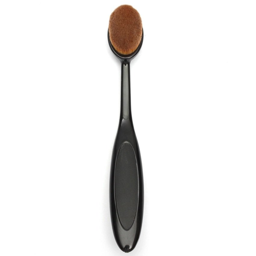 Vienna Linz Kuas Oval Brush Lentur Kuas Foundation Toothbrush Style Makeup Cosmetic Brushes Professional Make Up Super Soft Pouch Kosmetik Peralatan Kecantikan Wanita Profesional Bulu Halus Lembut Dandan Wajah Beauty Maksimal - Hitam Vienna Linz Kuas Oval Brush Lentur Kuas Foundation Toothbrush Style Makeup Cosmetic Brushes Professional Make Up Super Soft Pouch Kosmetik Peralatan Kecantikan Wanita Profesional Bulu Halus Lembut Dandan Wajah Beauty Maksimal - Hitam