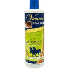 Vienna Shampoo Blue Horse Herbal Growth / Shampo Kuda / Pemanjang Rambut Kukui Nut Seed Oil - 350ml
