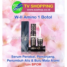 W-II Amino Long Lashes Solution (1 Botol) - Serum / Obat Pelentik, Penebal, Pemanjang, Pelebat, Penumbuh Alis & Bulu Mata Alami (W2 WII Amino) - Jaminan Asli EzShop - Ez Shop Tv Home Shopping Indonesia