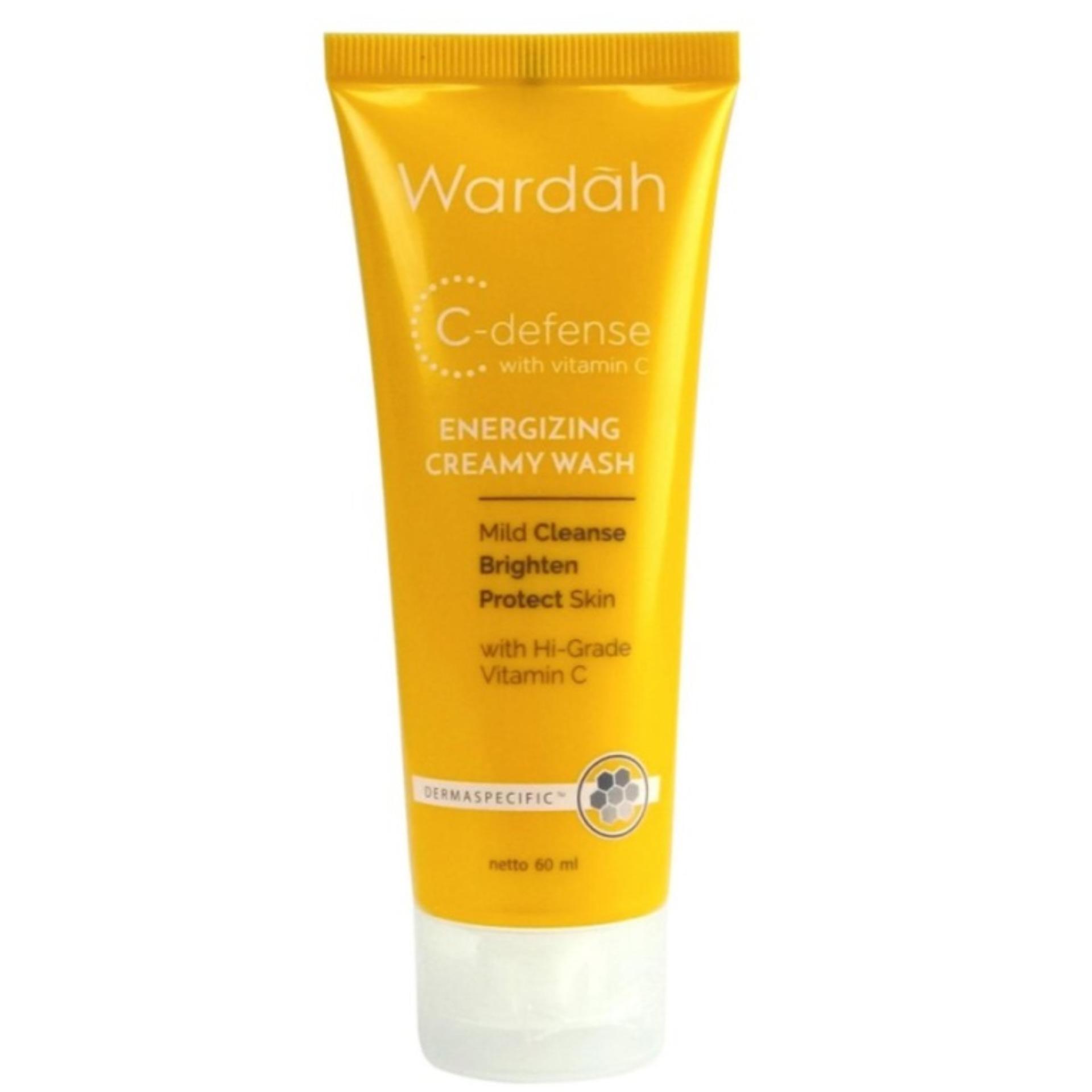 Wardah C-Defence Energizing Creamy Wash - 60ml Wardah C-Defence Energizing Creamy Wash - 60ml