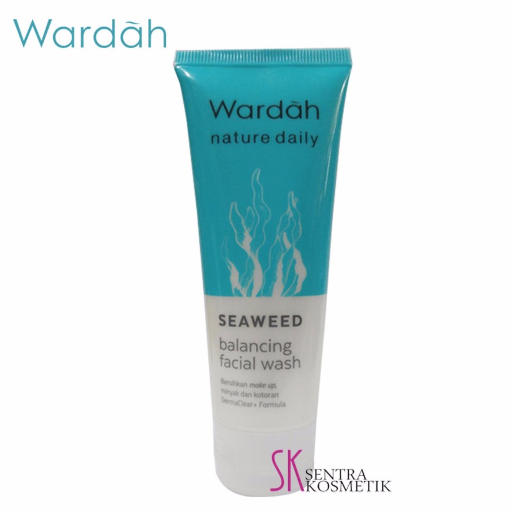 Wardah Nature Daily SEAWEED Balancing FACIAL WASH - 60ml