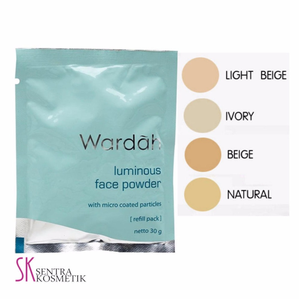 Wardah Everyday Luminous REFILL FACE POWDER 02 - Beige