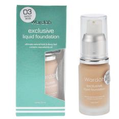 Wardah Exclusive Liquid Foundation # 03 Sandy Beige