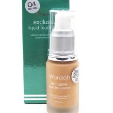 Wardah Exclusive Liquid Foundation # 04 Natural