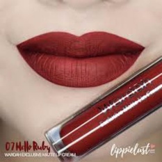 Wardah Exclusive Matte Lip Cream - 07 Hello Ruby