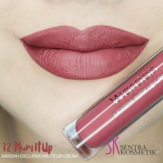 Wardah Exclusive Matte Lip Cream 12 - Plum It Up