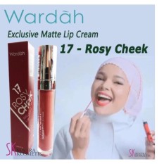 Wardah Exclusive Matte Lip Cream 17 Rosy Cheek