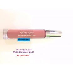 Wardah Exclusive Matte Lip Cream No.14 My Honey Bee - Paket 2Pcs