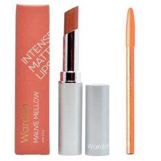 Wardah Intense Matte Lipstick 04 Mauve Yellow Free Davis Pensil Alis Coklat