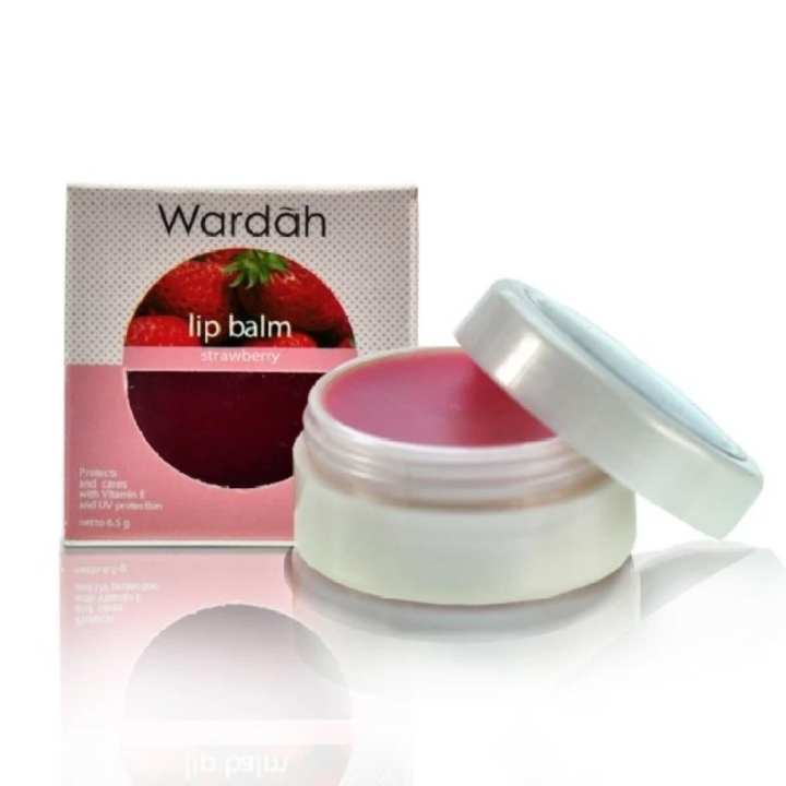Wardah Lip Balm Strawberry: Membeli jualan online Lipgloss