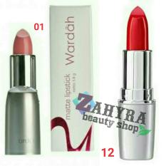 Wardah Matte Lipstick 01 Soft Pink dan 12 Maroon