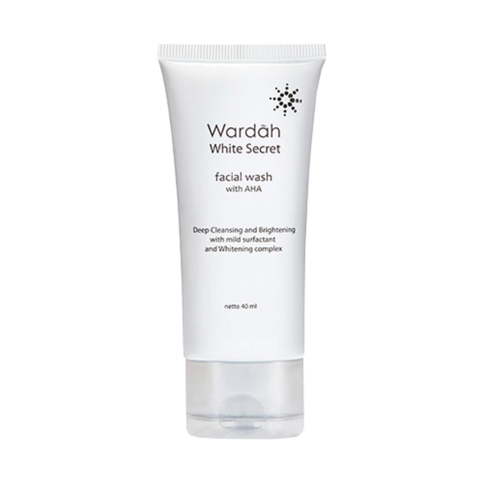 Wardah Secret Facial Wash With Aha / Pembersih Wajah