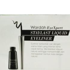 Wardah Staylast Waterproof Liquid Eyeliner-Eyeliner Wardah dengan Aplikator Kuas