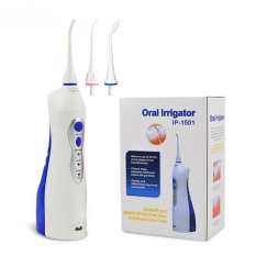 Air Flosser Benang Gigi Air Floss Oral Irrigator Irrigador Gigi Tidak Ada Charger Waterpick Air Irigasi Air Jet Pick, Biru-Intl