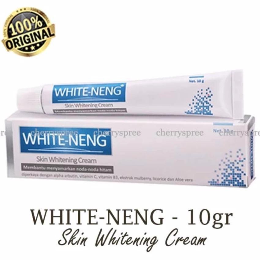 White-Neng Skin Whitening Cream BPOM Krim Wajah Penghilang Flex dan Noda Hitam Muka Cerah Putih Glowing BPOM - 10gr  