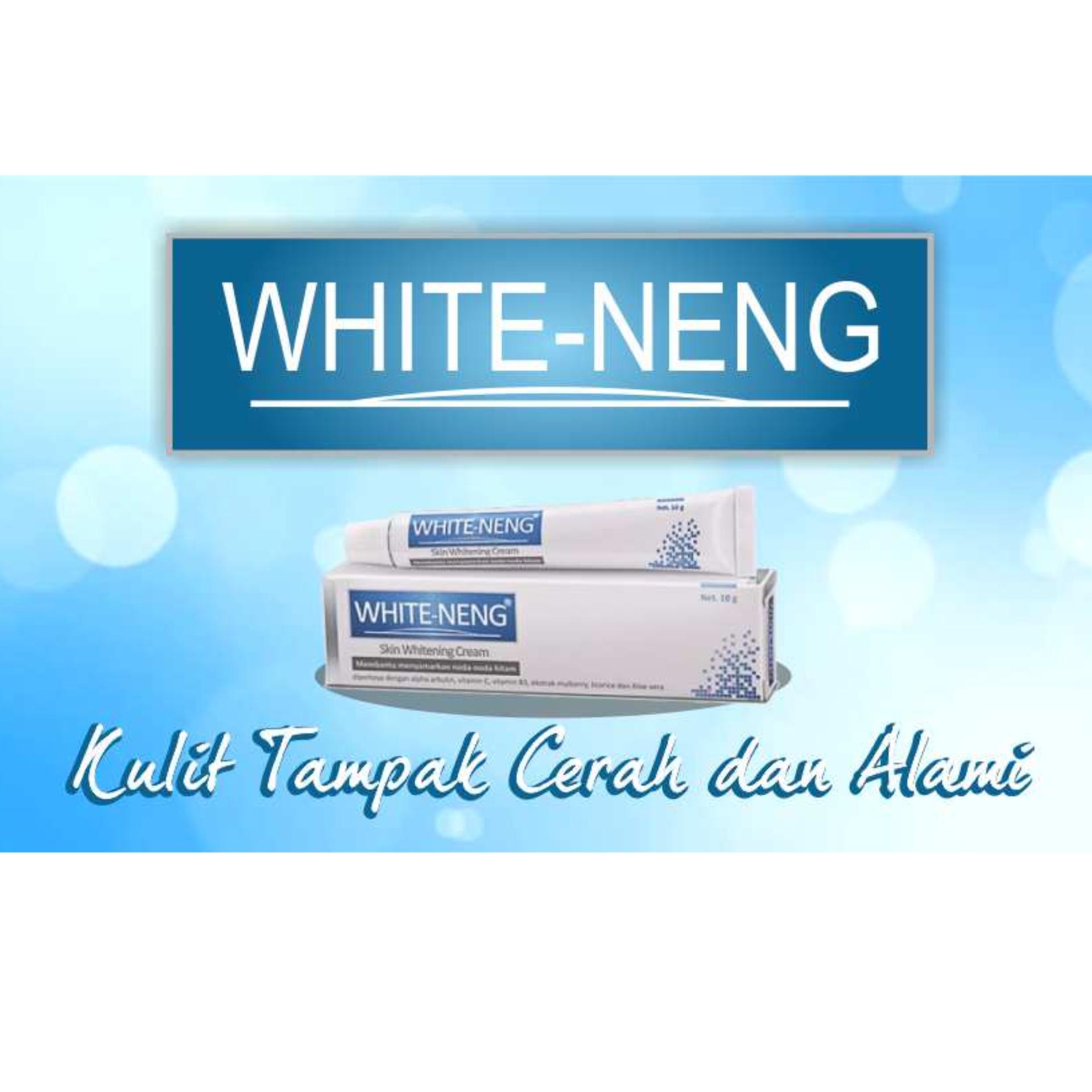 White-Neng Skin Whitening Cream BPOM Krim Wajah Penghilang Flex dan Noda Hitam Muka Cerah Putih Glowing BPOM - 10gr   