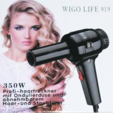 Wigo 919 Hair Dryer Pengering Rambut 350 W - hitam