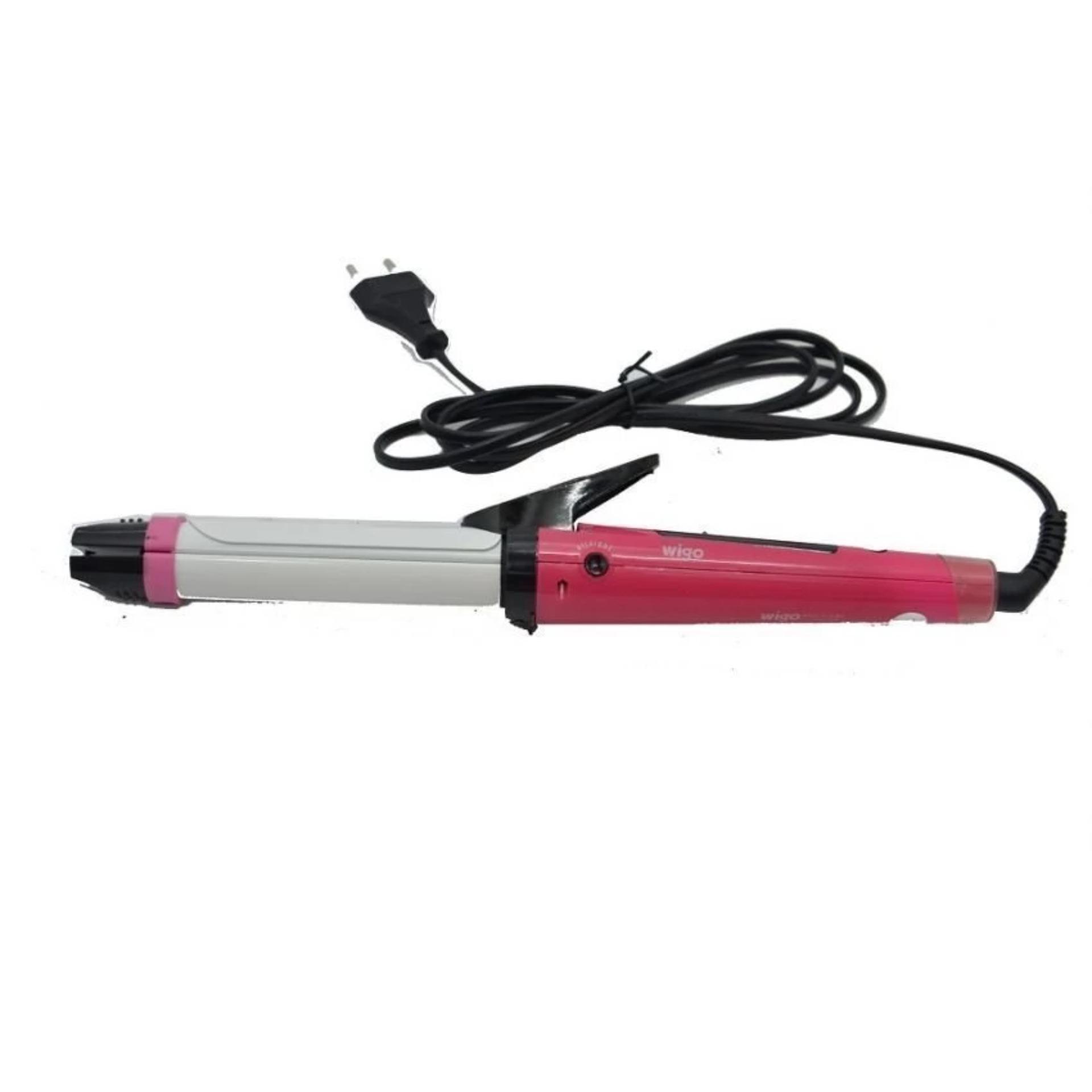  Wigo W-810 Catok 2 In 1 Pelurus & Pengeriting Rambut - Pink  