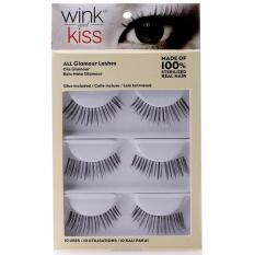 Wink And Kiss Glamour Lashes - Rambut Asli Bulu Bulu Mata Palsu