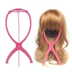 Wanita Pria Plastik Wig Lipat Fleksibilitas Rambut Bracket Wig Perlindungan Hot-Intl