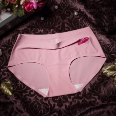 Wanita Panties Seamless Celana Dalam Katun Solid Briefs Pakaian Dalam WR/XL-Intl