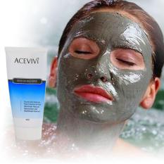 WONDERSHOP KEMEJA ATASAN Acevivi Alami Masker Wajah Lumpur Laut Kelebihan Minyak Pore Cleanser Pelembab Alami Komedo Pembersih-Intl