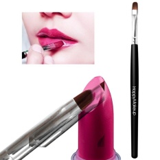 Wooden Handle Soft Kuas Kosmetik Lipgloss Lipstik Lip Gloss Sikat Makeup Brushes MAKEUP Tool untuk Bibir Alat Kecantikan-Intl