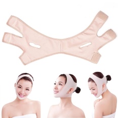 Wrinkle V Face Chin Cheek Lift Up Slim Mask Ultra-thin Belt Strap Brand S - intl