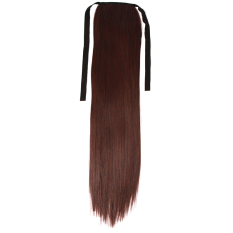 Yingwei Wanita Fashion Lurus Wig Hair Extension Deep Brown